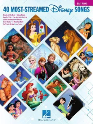 The 40 Most-Streamed Disney Songs (Easy Piano)