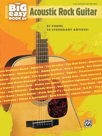 The Big Easy Book of Acoustic Guitar (Easy Guitar Tab)