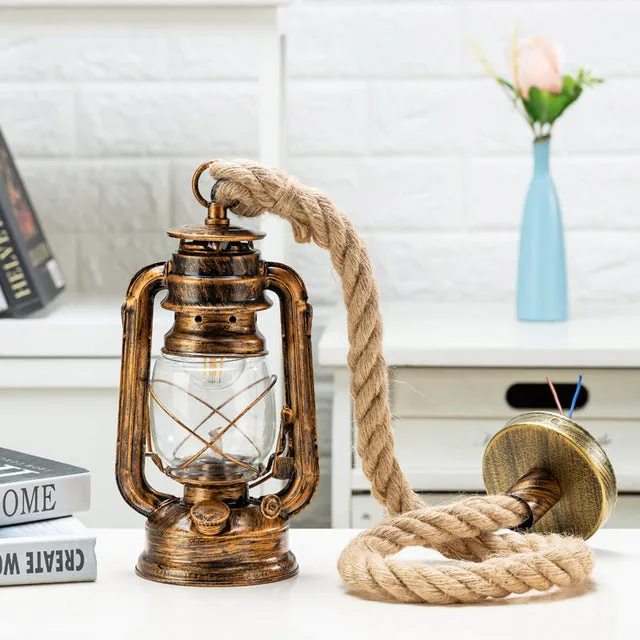 Vintage Kerosene Pendant Lamp