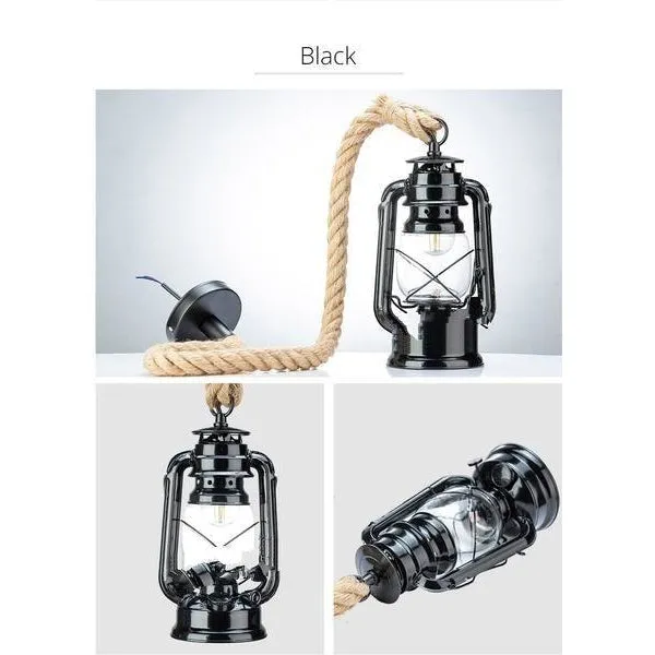 Vintage Kerosene Pendant Lamp