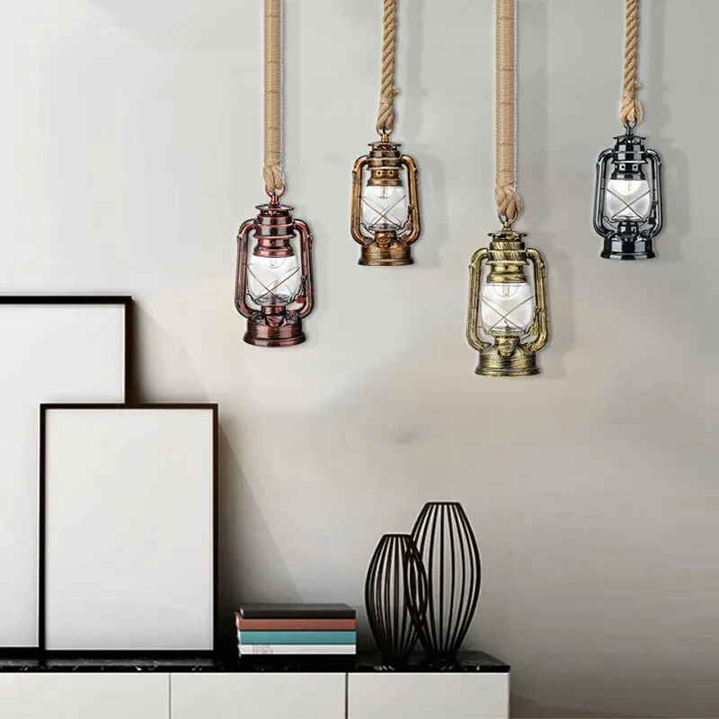 Vintage Kerosene Pendant Lamp