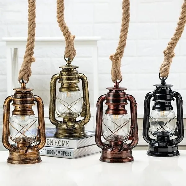 Vintage Kerosene Pendant Lamp