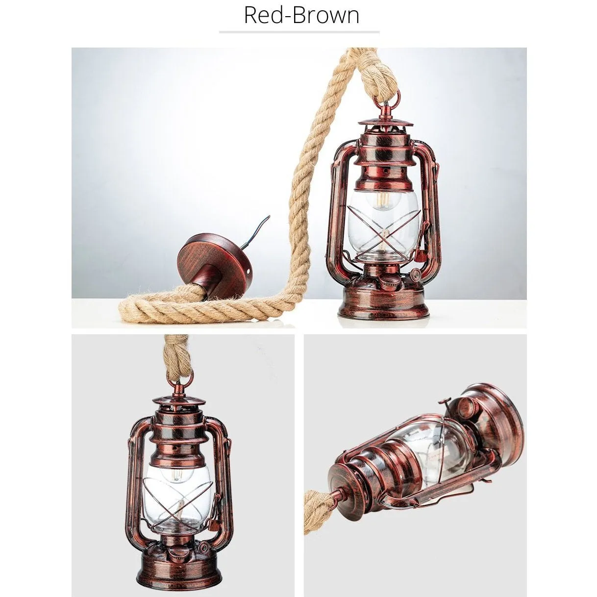 Vintage Kerosene Pendant Lamp