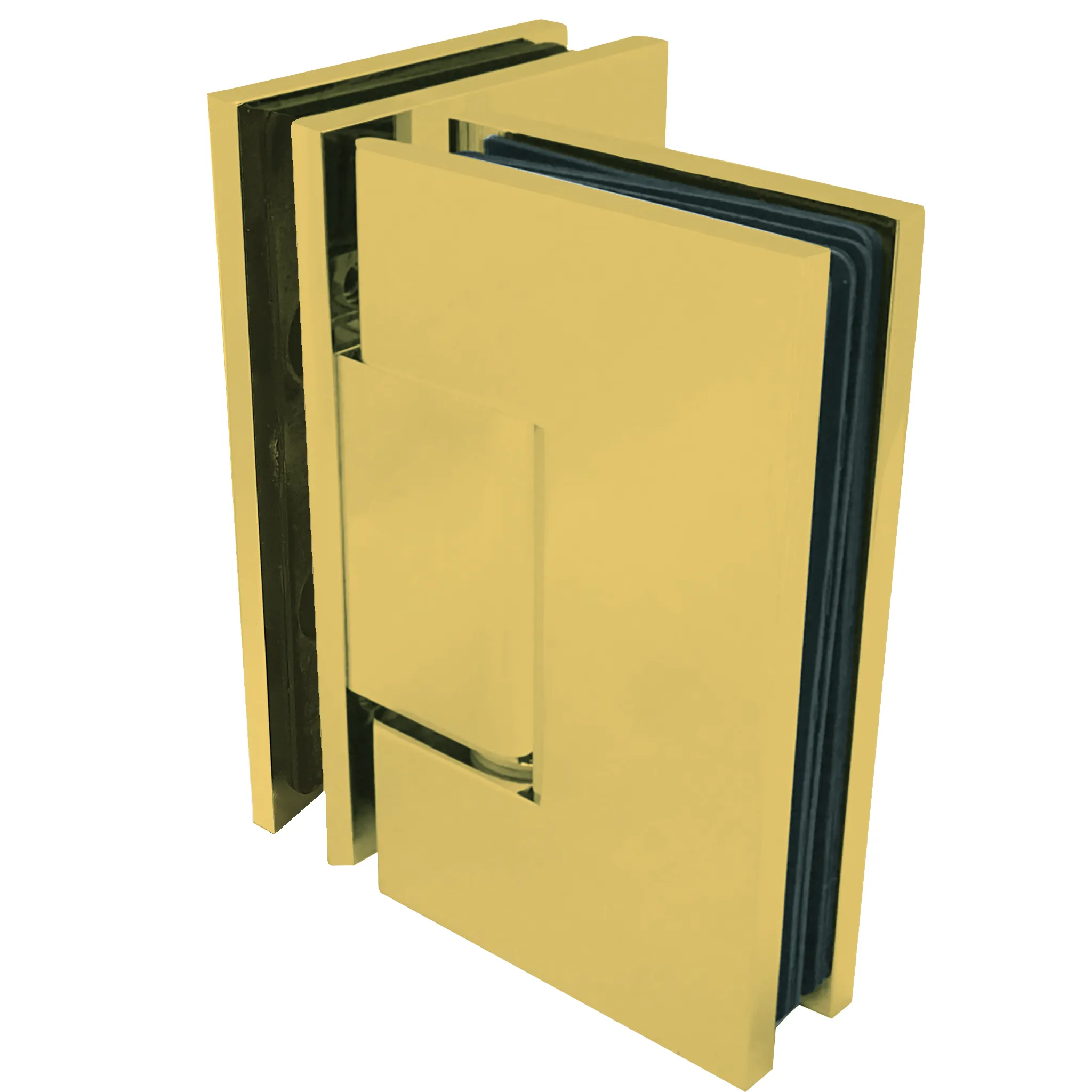 [VIV092] Square Heavy Duty - Glass to Glass 90° (CH, BN, MBL, SB, PN, BBRZ, GM, ORB, W, AB, PB)