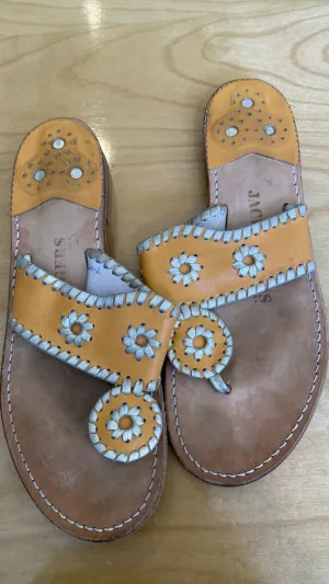 Whipstitch Leather Sandals