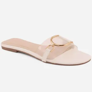 Women "SOFIA" Transparent Upper Slippers