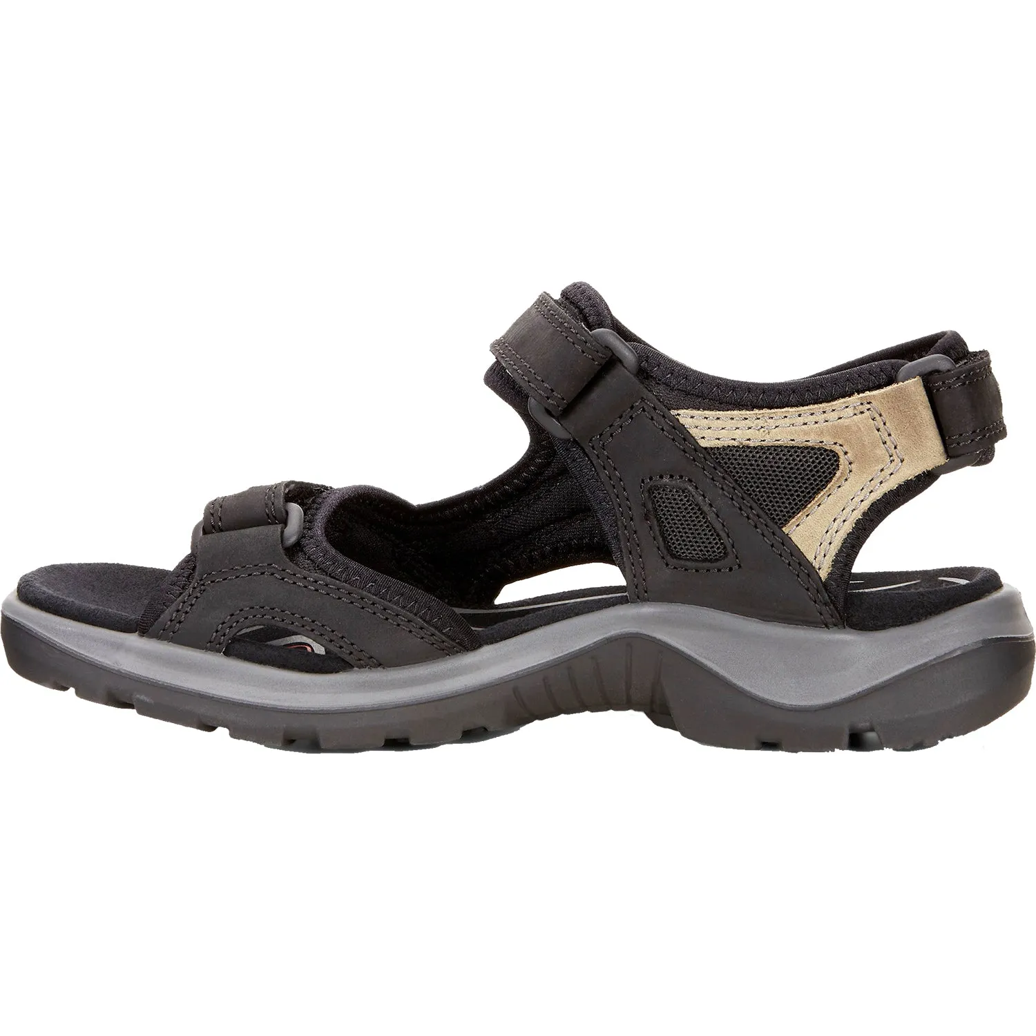 Women's Ecco Offroad Yucatan Black/Mole Nubuck
