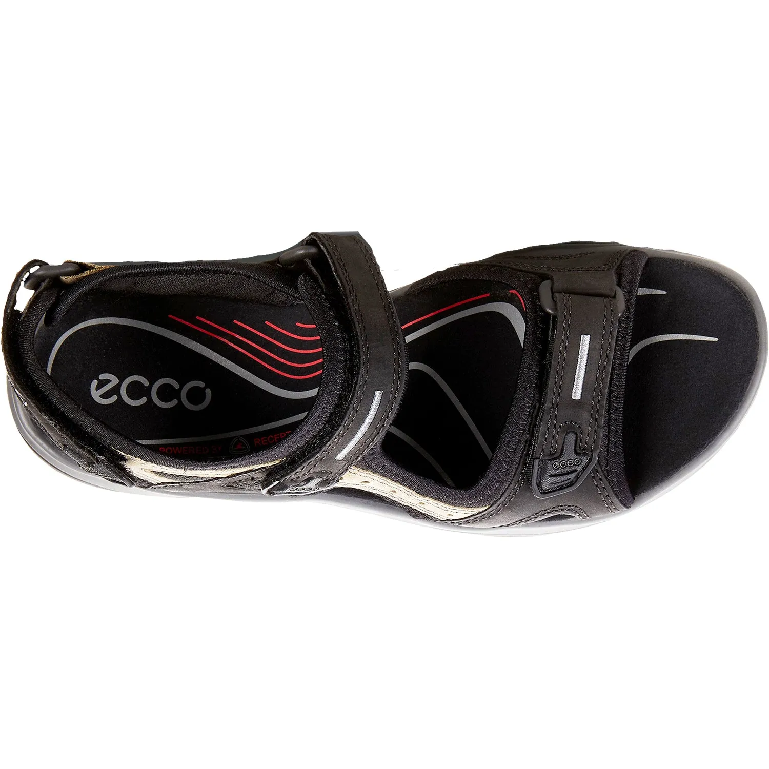 Women's Ecco Offroad Yucatan Black/Mole Nubuck