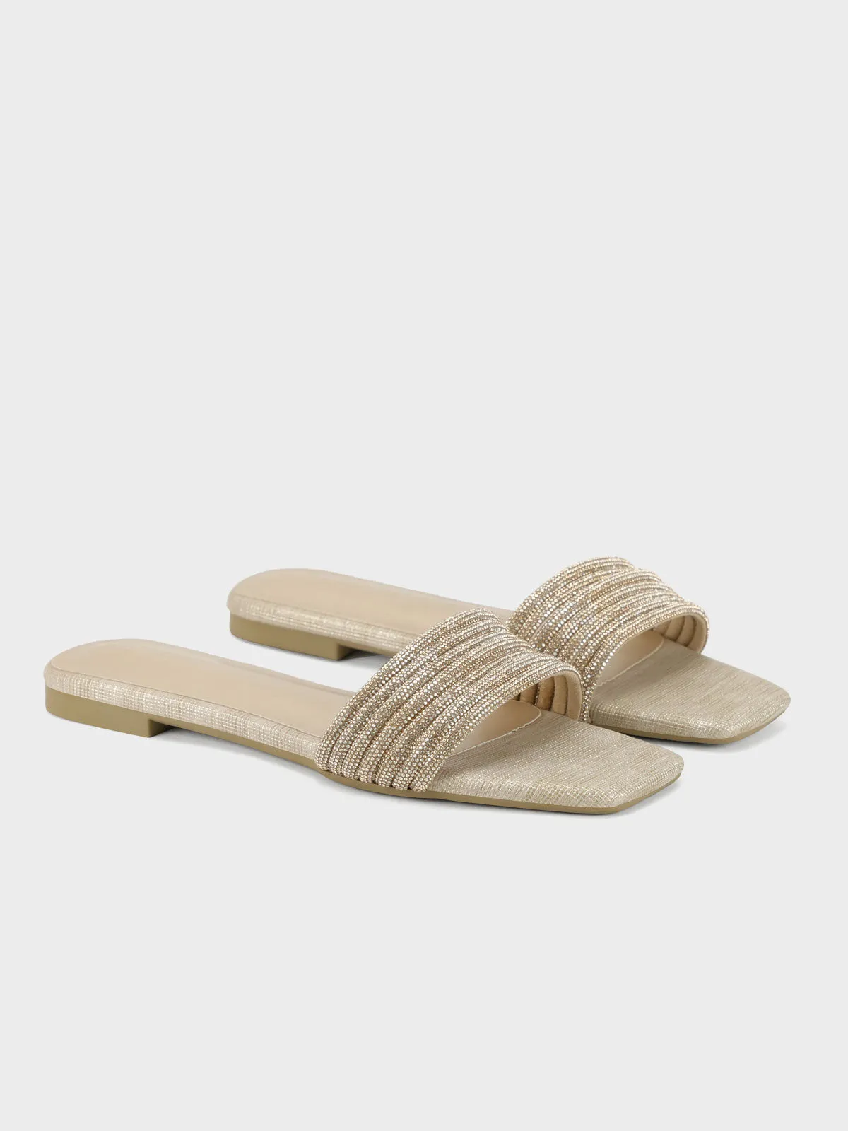 Womens "CASRYST" Flat Summer Slippers