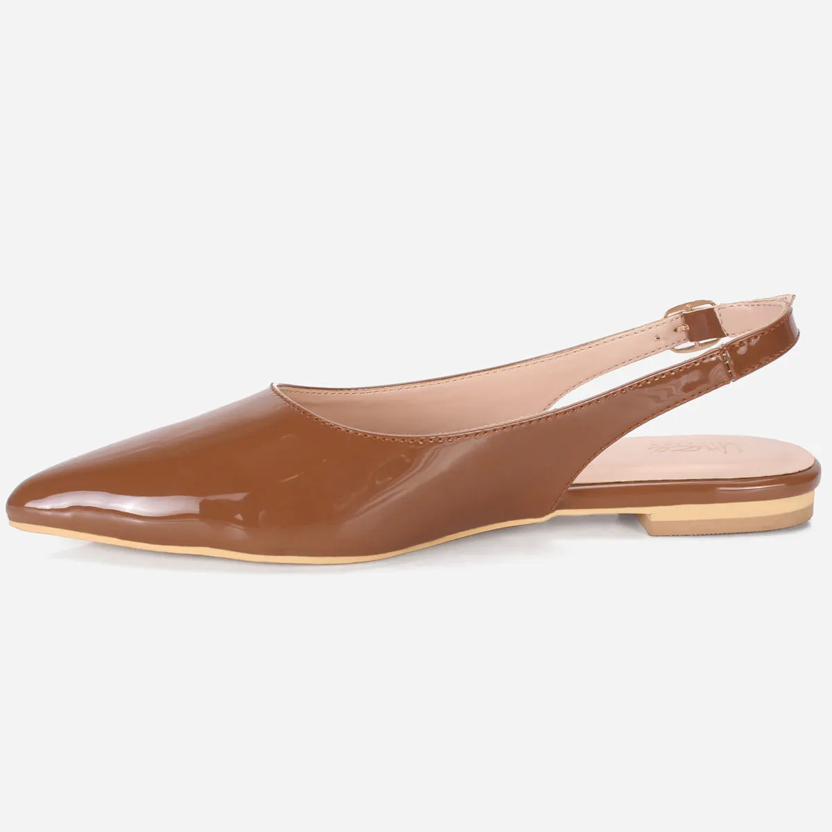 Women's "TAJEZWI" Patent Pointed Flat Shoes